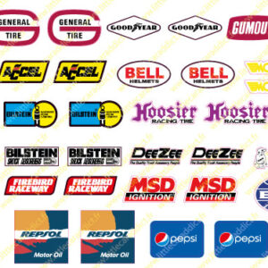 Autocollant Sponsors Vintage 3