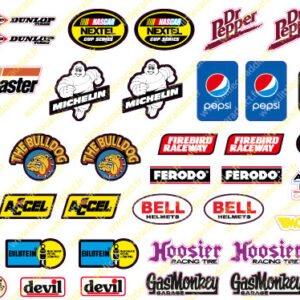 Autocollant Sponsors Vintage 6