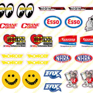 Autocollant Sponsors Vintage 7