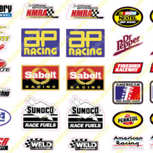 Autocollant Sponsors Vintage 8