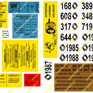 Stickers Super 5 GT Turbo